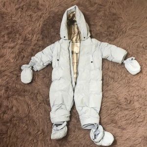 Burberry baby snowsuit